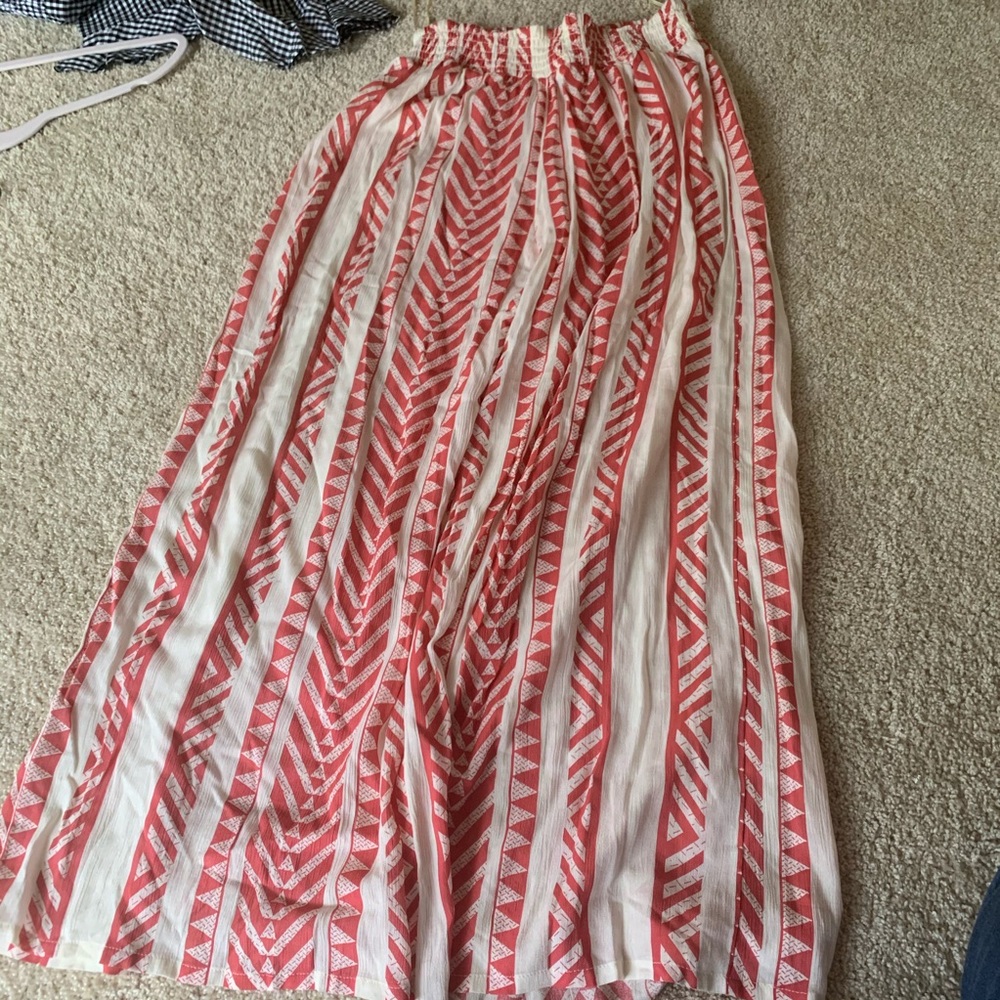 Flowy Patterned Pants - image 1